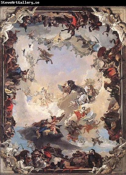 Giovanni Battista Tiepolo The Allegory of the Planets and Continents at New Residenz.